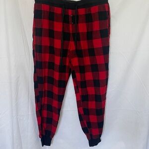 Stars Above Red and Black Checkered Kids Pants